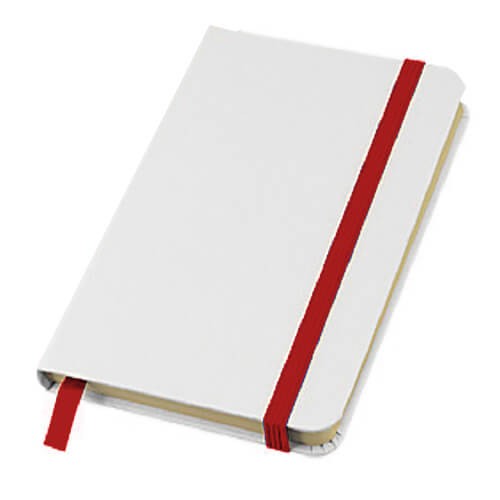 Cuaderno - Libreta Tapa Simil Cuero PU White N35