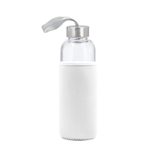 Botella Vidrio con Funda M28