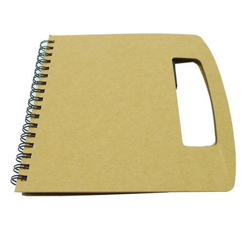 Cuaderno - Libreta - Memo set Tapa carton con Bolígrafo Set N16