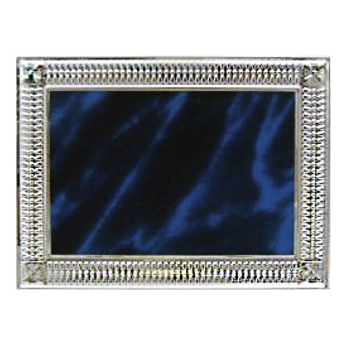 Placa AP18 - PLATEADO AZUL