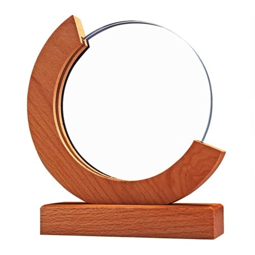 Galvano Cristal Base de Madera BLAS 58