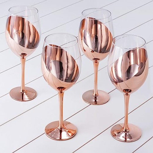 Set de 4 Copas de Vino ENCOBRIZADO M87