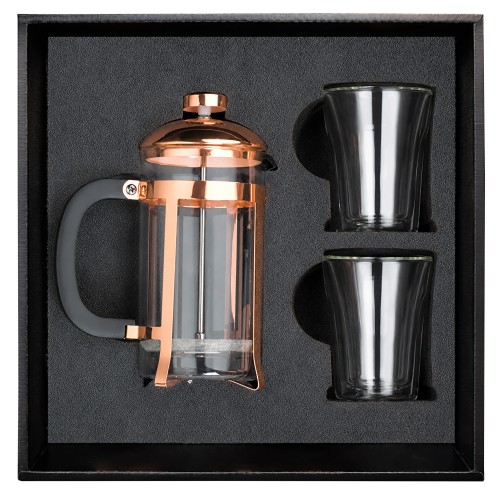 Set de Cafetera Francesa y Vasos M130