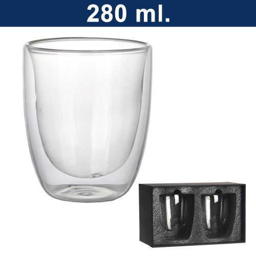 Vaso Vidrio Doble Pared SET M4