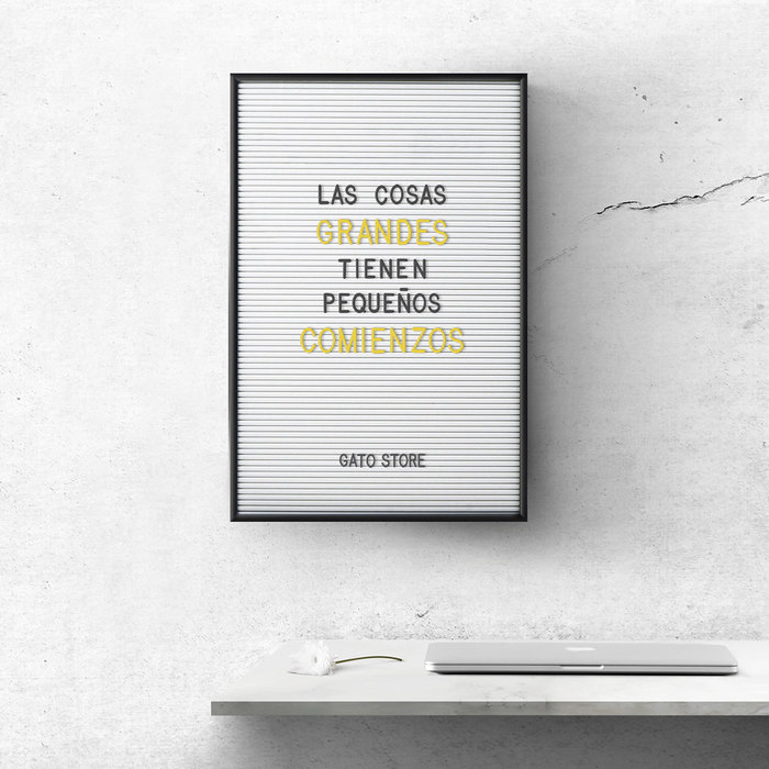 CARTELERA LETTER BOARD