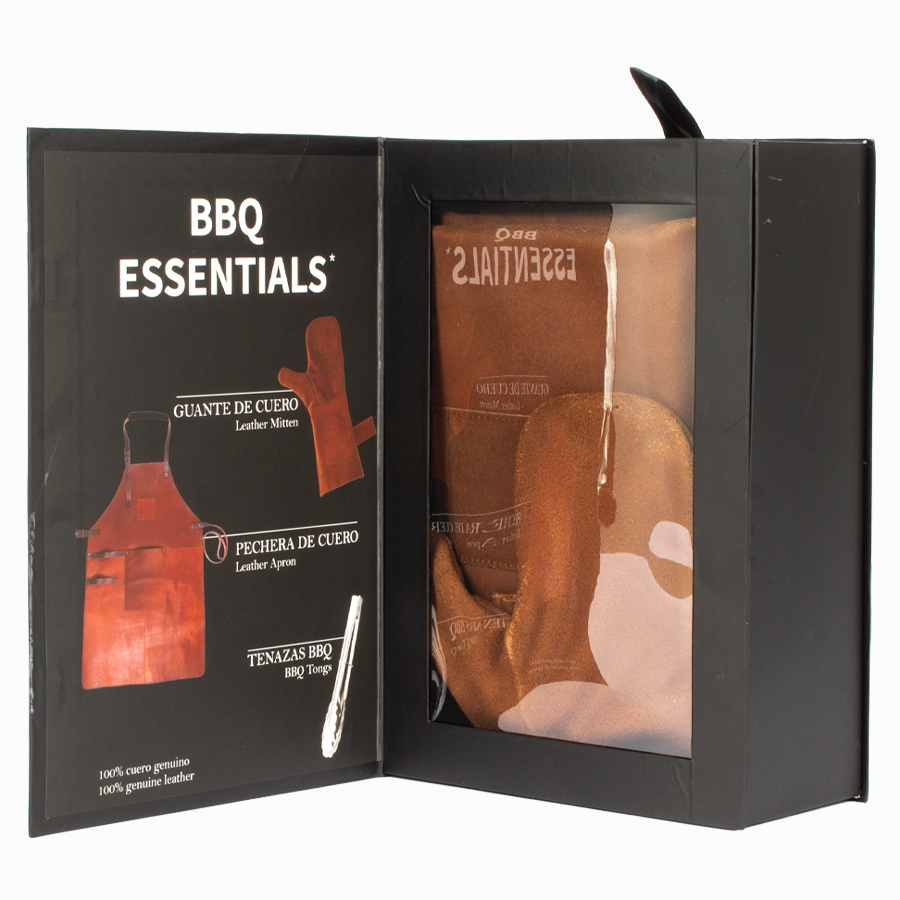 Set Asador de Cuero de Búfalo