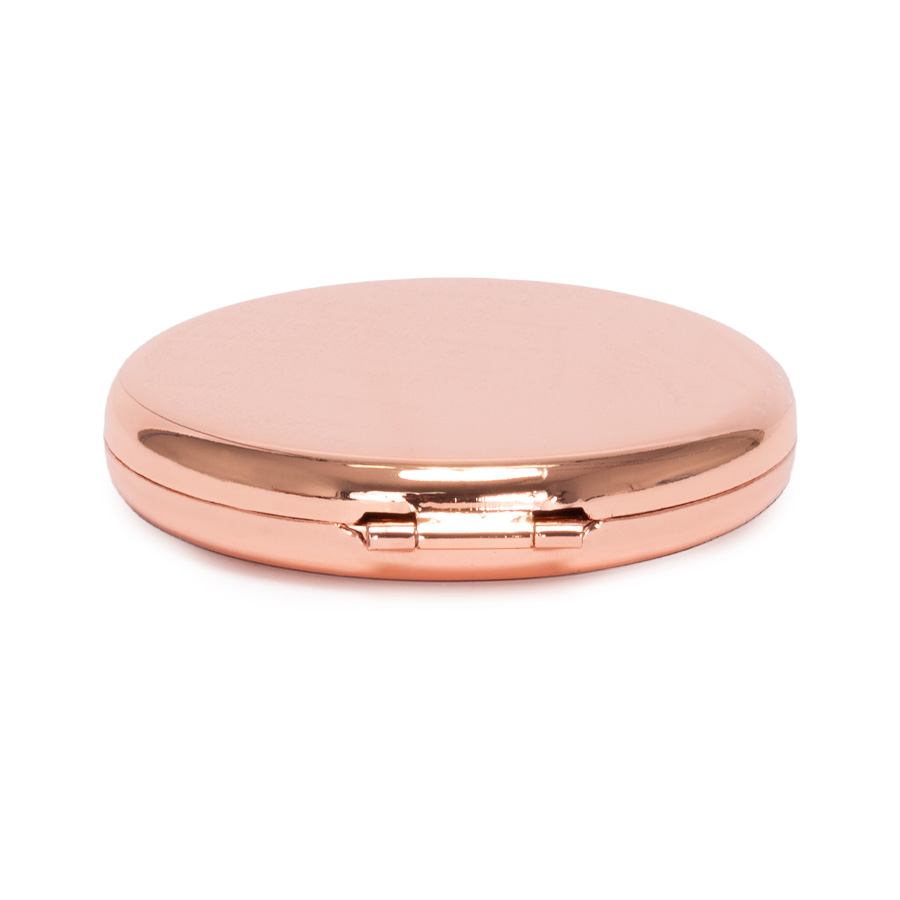 Espejo metálico doble con aumento 