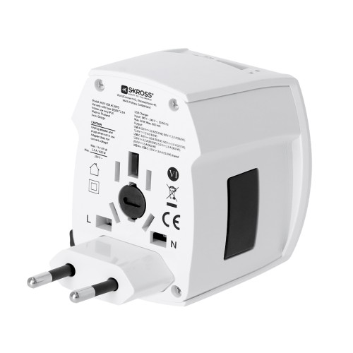 Adaptador Viaje Universal Skross MUV USB 30W PD