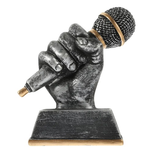 Trofeo Resina Microfono MIC10