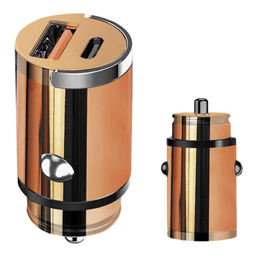 Adaptador Metálico para Automóvil CC10 ENCOBRIZADO