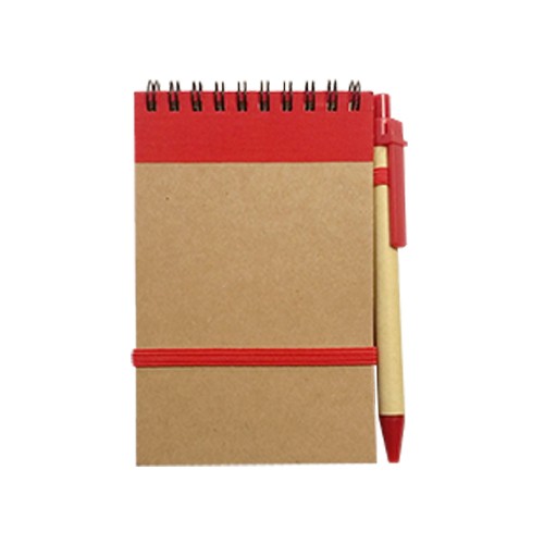 Cuaderno - Libreta Tapa Cartón con Bolígrafo N36