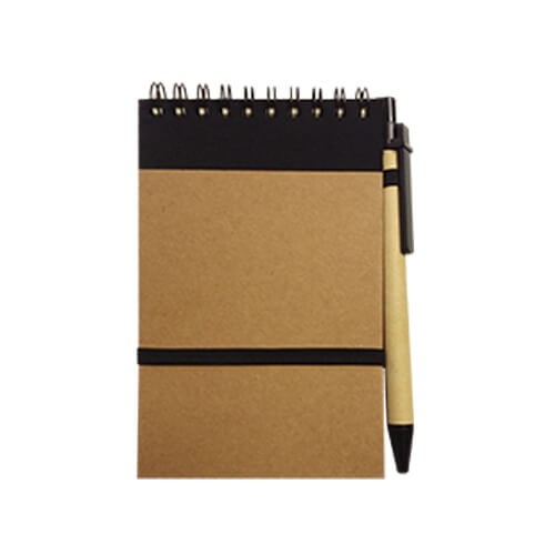 Cuaderno - Libreta Tapa Cartón con Bolígrafo N36