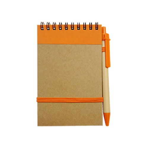 Cuaderno - Libreta Tapa Cartón con Bolígrafo N36