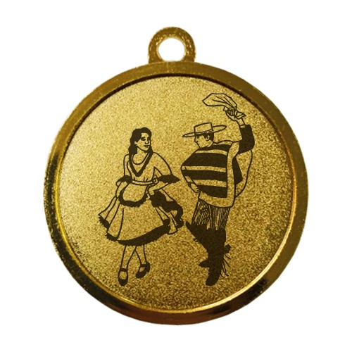 Medalla de Fierro Cueca 55mm CUE55