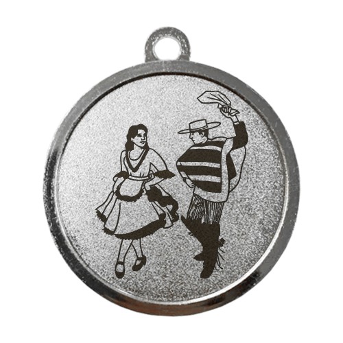 Medalla de Fierro Cueca 55mm CUE55