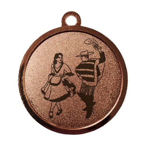 Medalla de Fierro Cueca 55mm CUE55