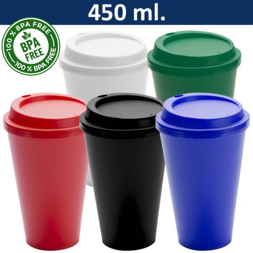 Vaso Plástico copn tapa M30