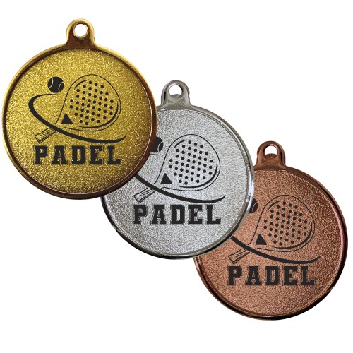 Medalla de Fierro Pádel 55mm PAD55