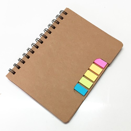 Cuaderno - Libreta - Memo set Tapa carton con Bolígrafo Set N20