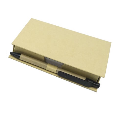 Memo set Tapa carton con Boligrafo N5