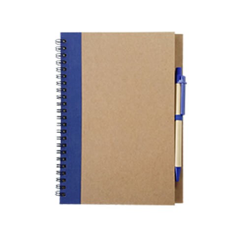 Cuaderno - Libreta Tapa Cartón con Bolígrafo N37