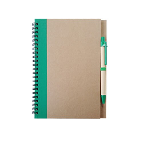 Cuaderno - Libreta Tapa Cartón con Bolígrafo N37