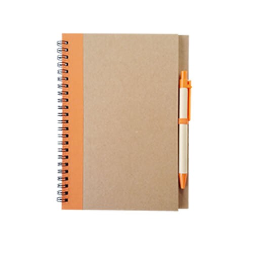 Cuaderno - Libreta Tapa Cartón con Bolígrafo N37