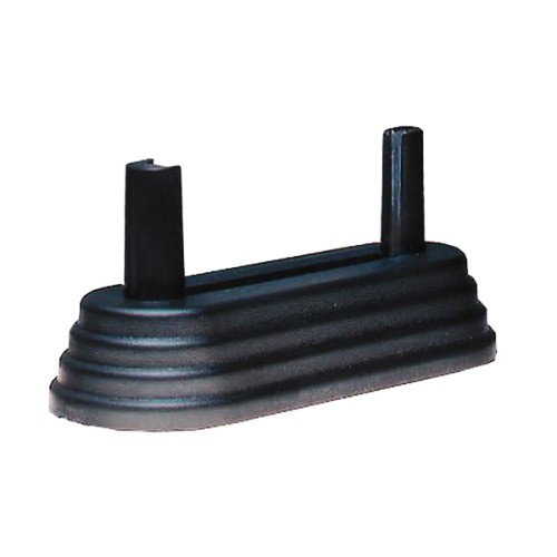 Base Plástica para Acrílico con Borde PIB4 NEGRO