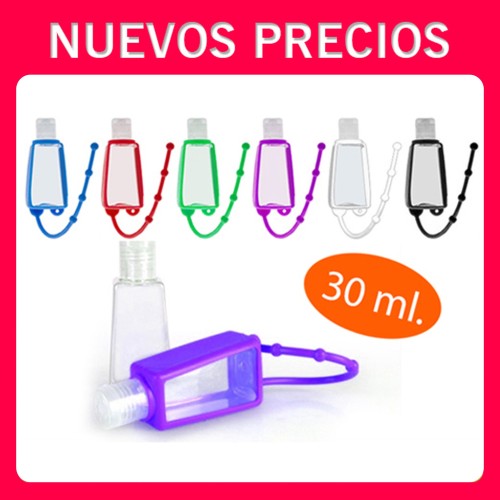 Envase con Alcohol Gel Transportable Hanger AH1
