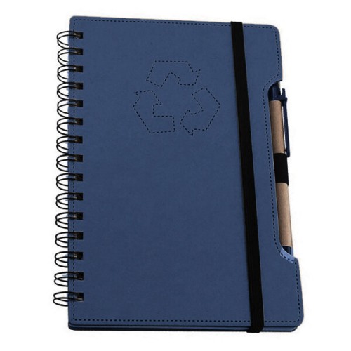 Cuaderno - Libreta Tapa Cartón Compost con Bolígrafo N38