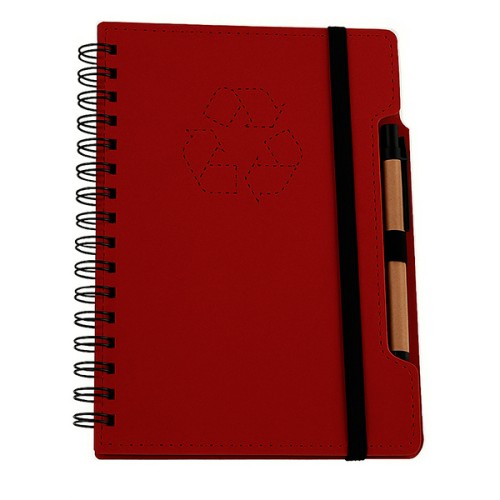 Cuaderno - Libreta Tapa Cartón Compost con Bolígrafo N38