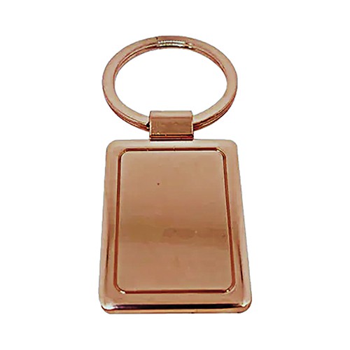 Llavero Metálico Rectangular K70 ENCOBRIZADO