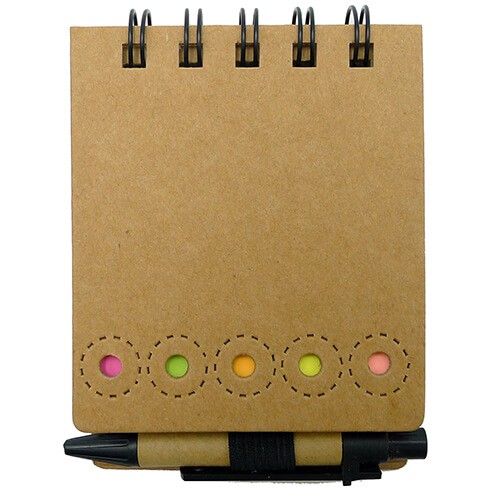 Memo set Tapa carton con Boligrafo N1