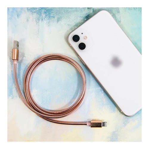 Cable Conector Lightning Apple T64 ENCOBRIZADO