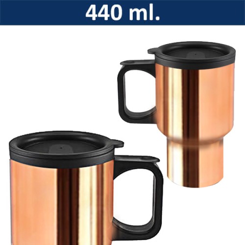 Mug Tazón Acero Inoxidable Termico M58 ENCOBRIZADO