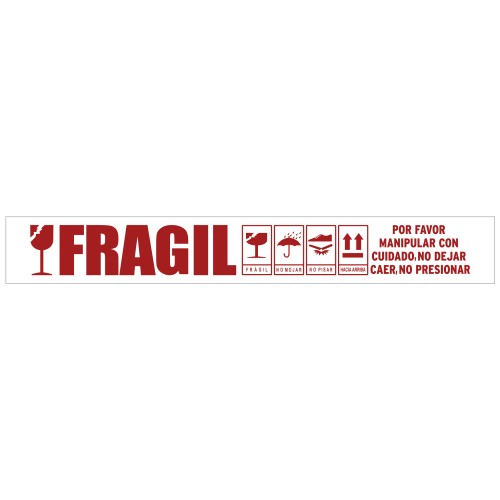 Cinta de Embalaje (52 Micrones) HU30 FRAGIL