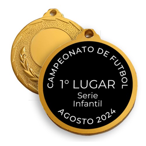 Disco Metálico Grabable para Medallas
