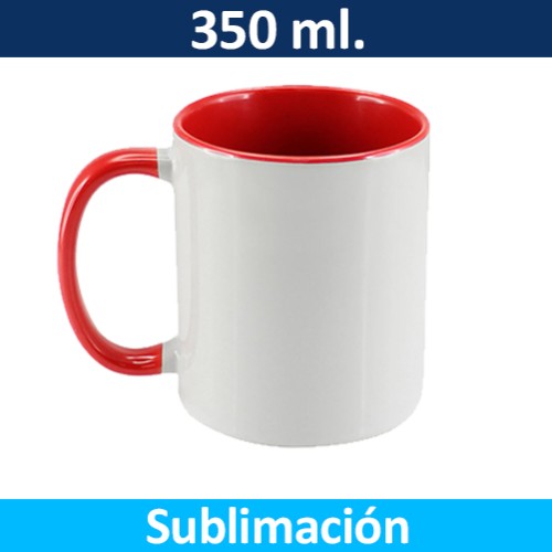 Mug Tazón ceramico Sublimación Bicolor 99333
