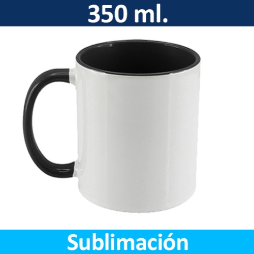 Mug Tazón ceramico Sublimación Bicolor 99333
