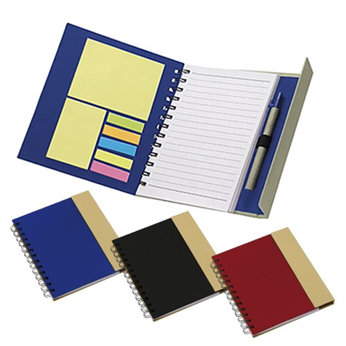 Cuaderno - Libreta - Memo Tapa carton con Bolígrafo Set N51