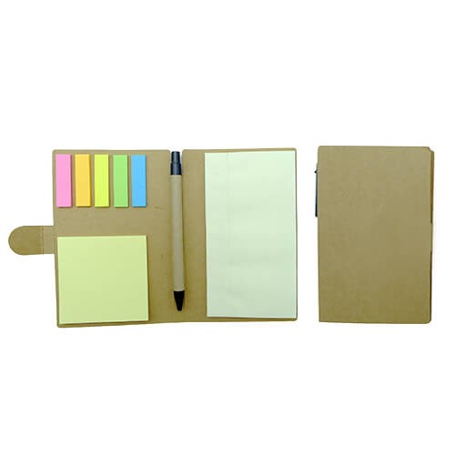 Memo set Tapa carton con Boligrafo N2