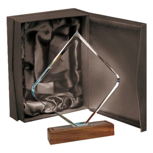 Galvano Cristal Base de Madera BLAS 52