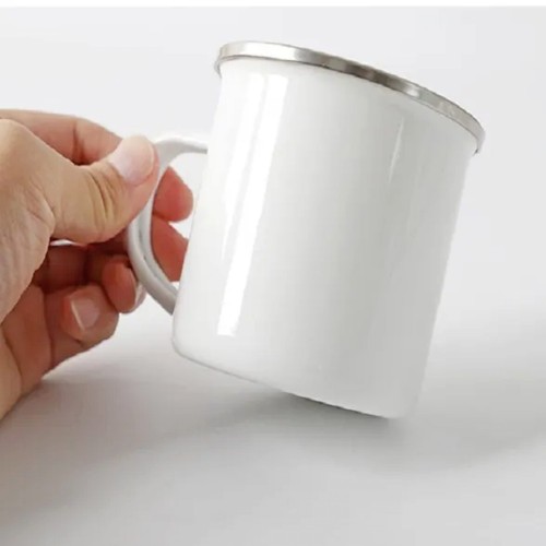 Mug Tazón Enlozado NO sublimable M81 BLANCO