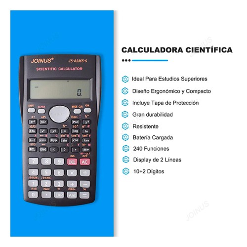 Calculadora Plastica Científica T71 NEGRO