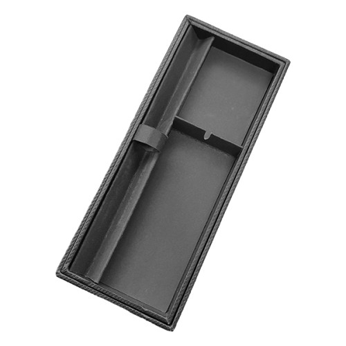 Estuche Carton para Boligrafo+ Llavero B85 NEGRO
