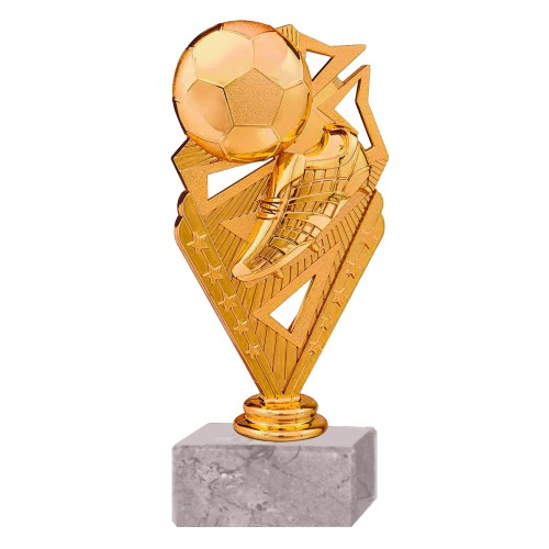 Trofeo Plástico Zapato Fútbol Pelota Estrella