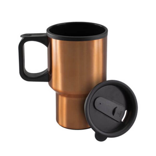 Mug Tazón Acero Inoxidable Termico M60 pintado color ENCOBRIZADO