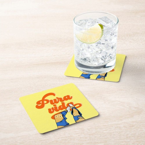 Posavasos Acrílico Cuadrado Sublimable PO10 BLANCO