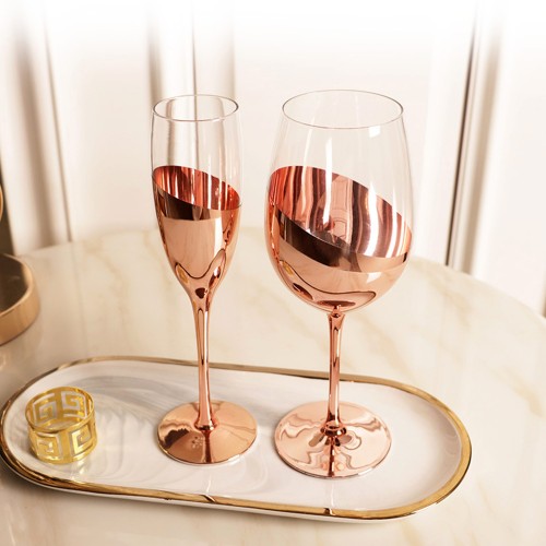 Set de 2 Copas de Vino ENCOBRIZADO M86