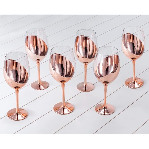 Set de 2 Copas de Vino ENCOBRIZADO M86